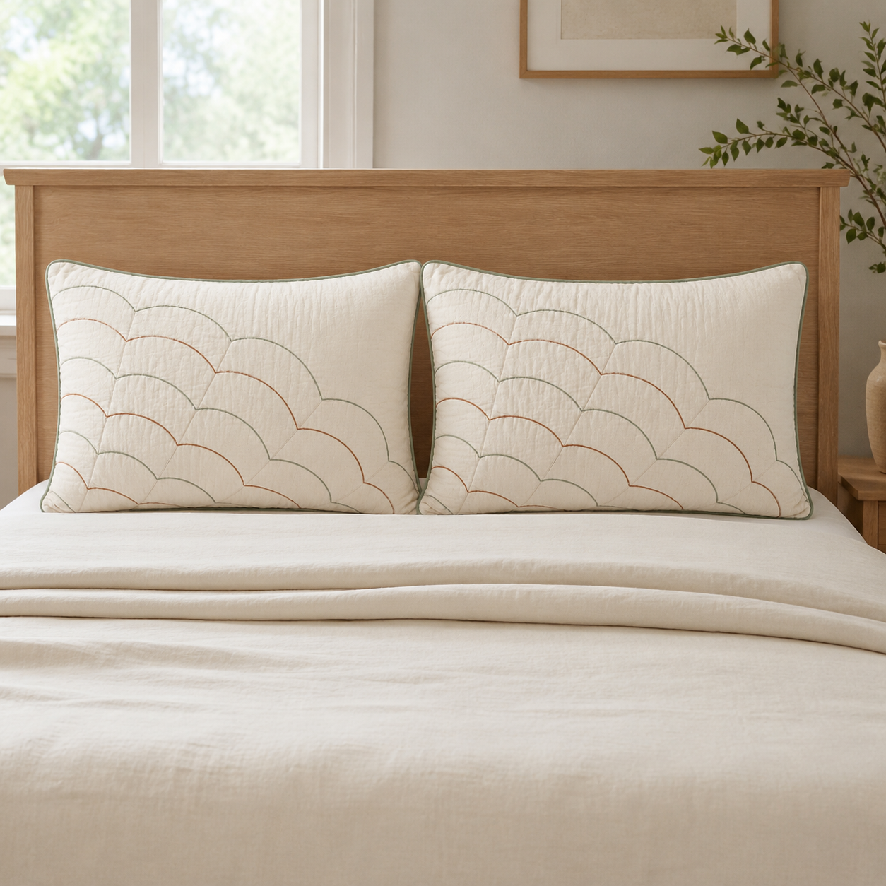 ShellArc Pillow Sham Set