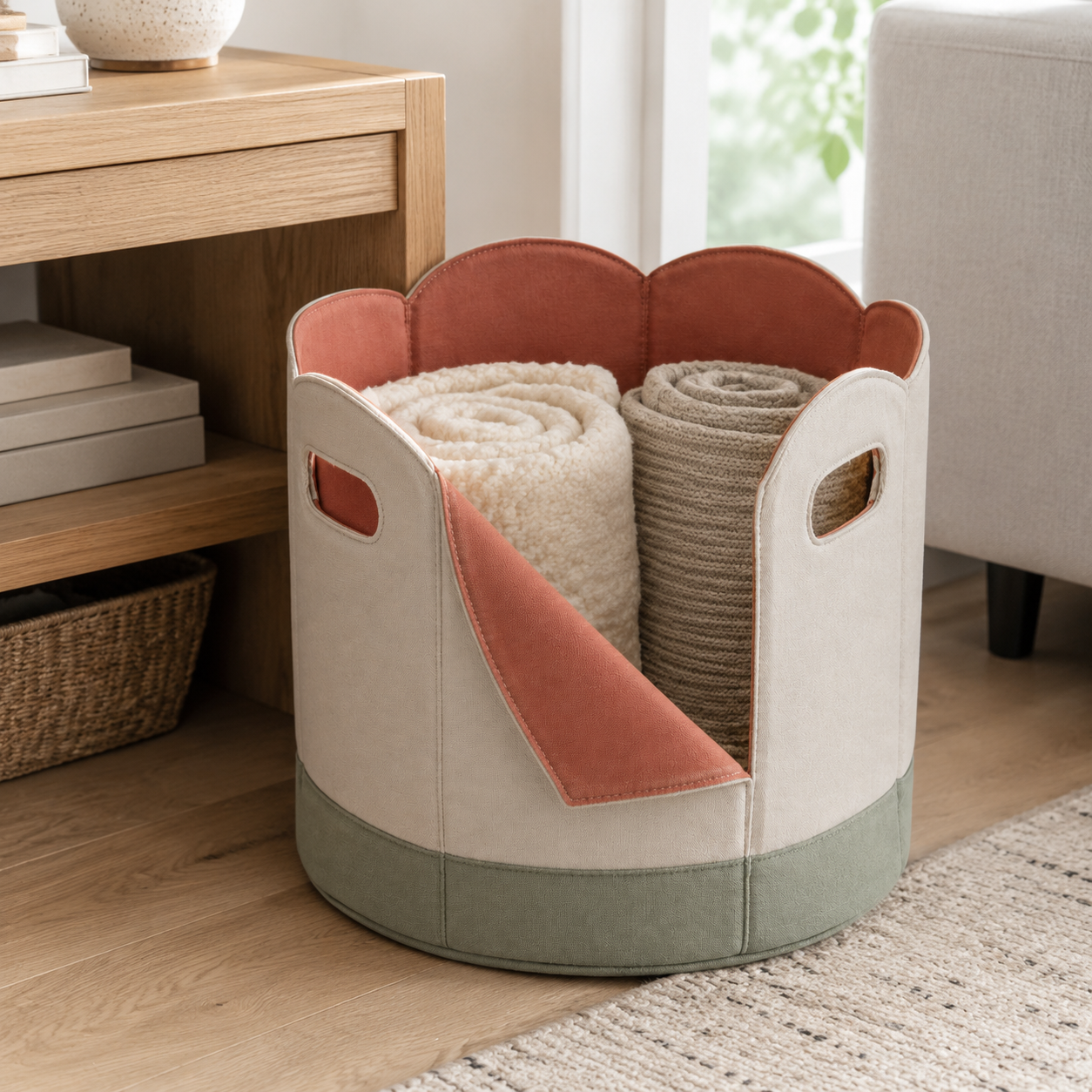 PetalFold Storage Basket