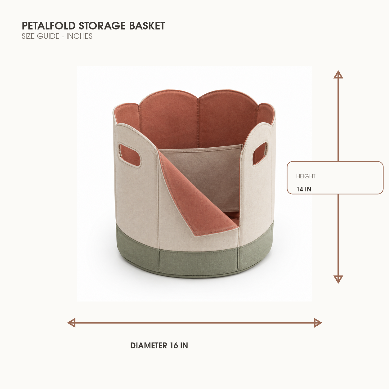 PetalFold Storage Basket