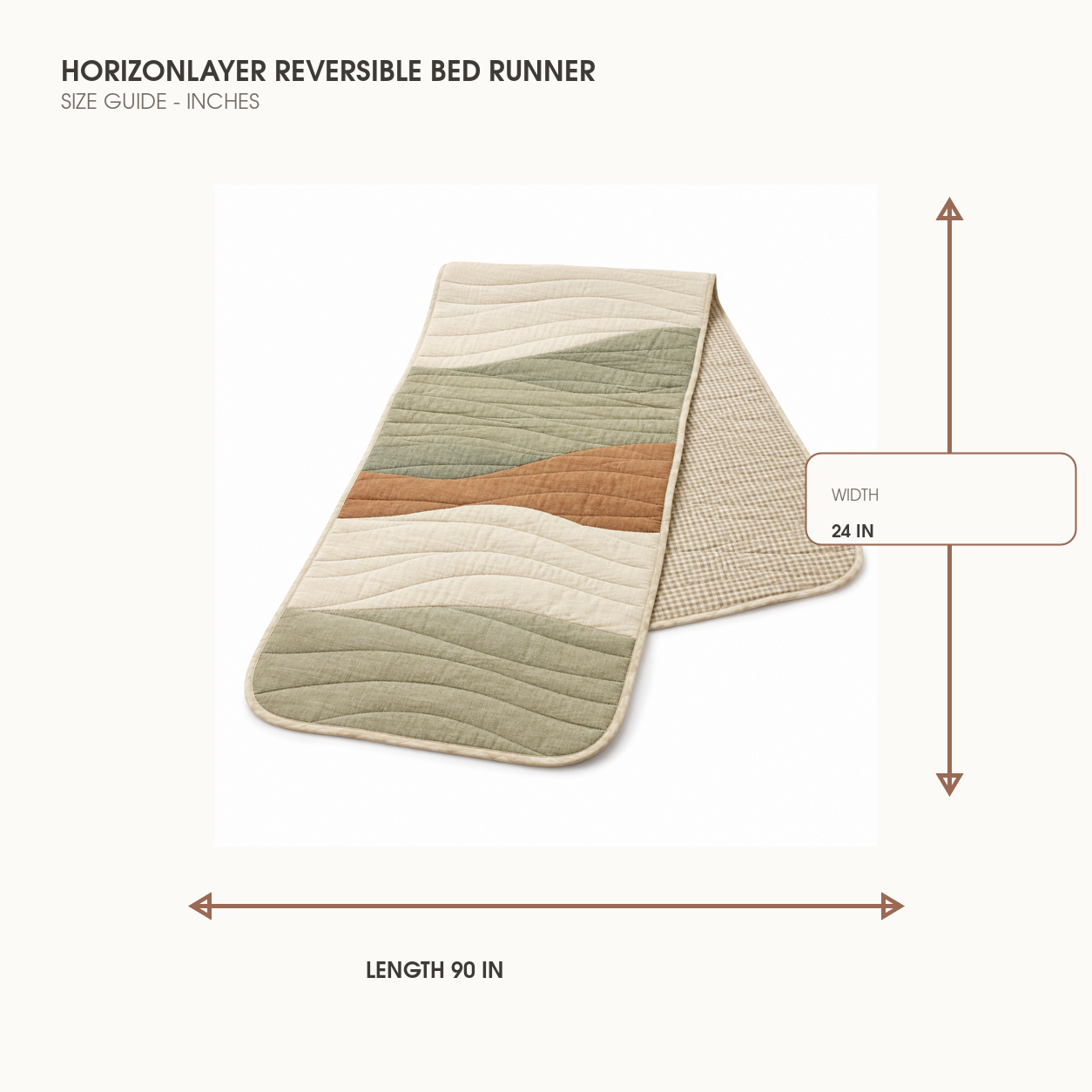 HorizonLayer Reversible Bed Runner